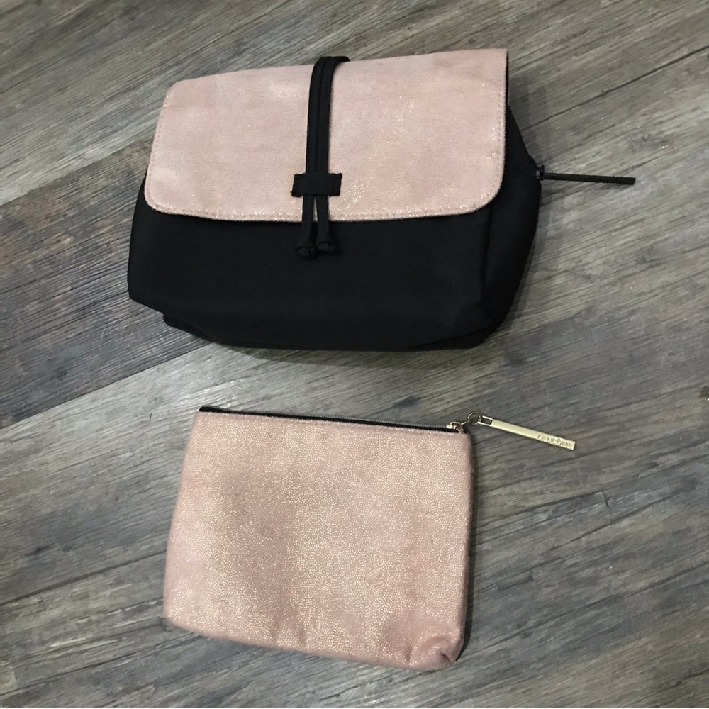 Lancome 2pce clutch bag along with cosmetic bag